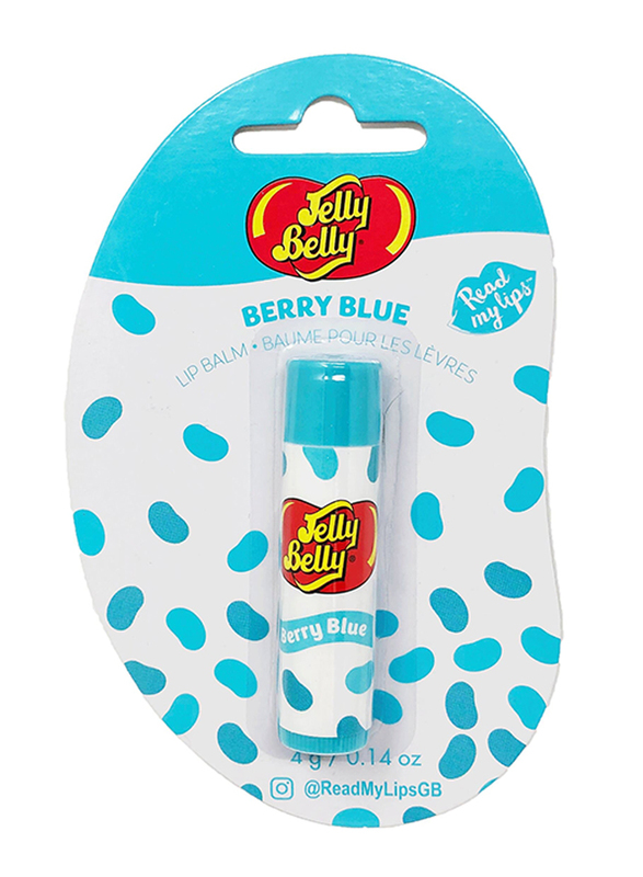 

Jelly Belly Berry Blue Lip Balm, 4ml, Clear