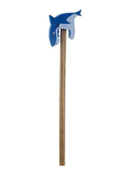 Puckator Shark Pencil With Eraser Topper, Blue