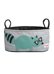 3 Sprouts Stroller Organizer, Raccoon, Green