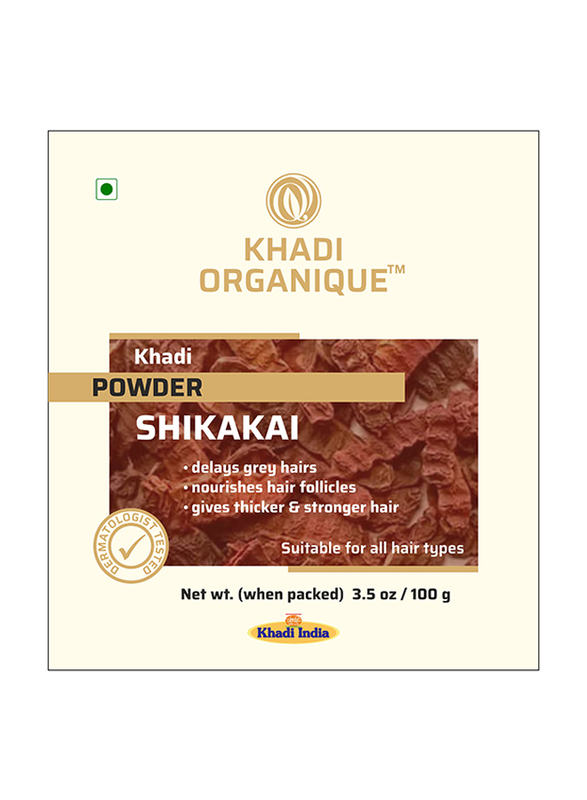 Khadi Organique Shikakai Powder for Sensitive Scalps, 100gm