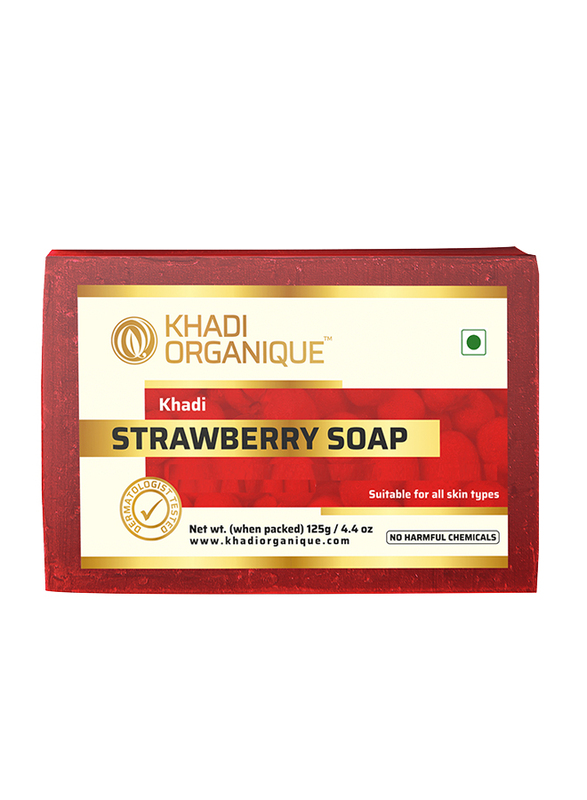 Khadi Organique Strawberry Soap, 125gm
