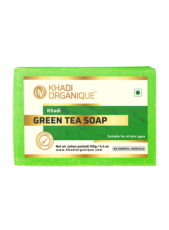 Khadi Organique Green Tea Soap, 125gm