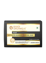 Khadi Organique Activated Bamboo Charcoal Soap, 125gm