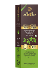 Khadi Organique Anti Dandruff Hair Cleanser Shampoo for Sensitive Scalps, 200ml