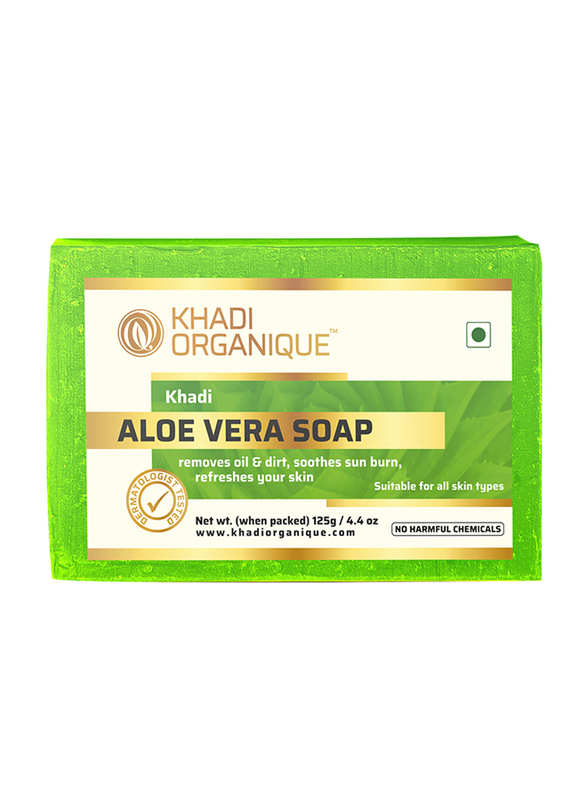 Khadi Organique Aloe Vera Soap, 125gm