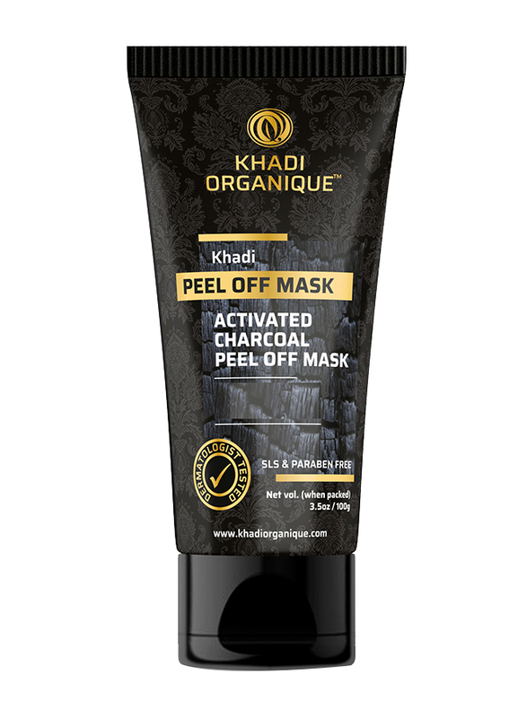 Khadi Organique Charcoal Peel Off Face Mask, 100gm