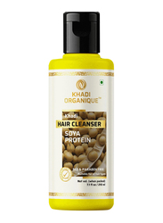 Khadi Organique Soya Protein Hair Cleanser Shampoo for Sensitive Scalps, 210ml