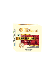 Khadi Organique Peach Lip Balm, 5gm