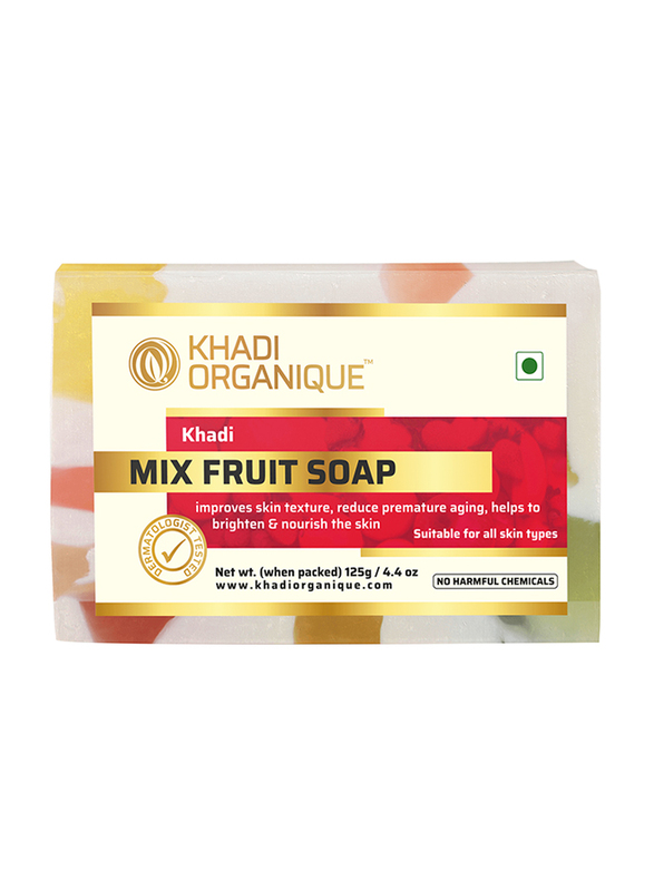 Khadi Organique Mix Fruit Soap, 125gm
