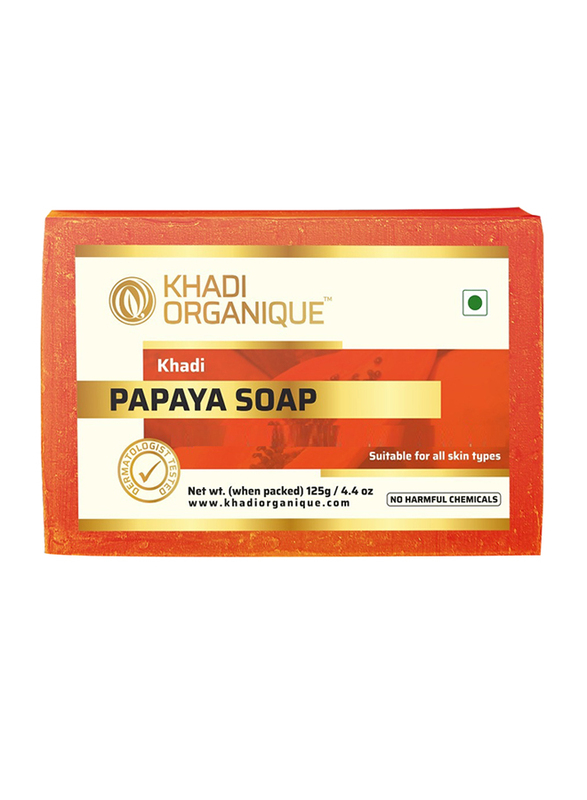 Khadi Organique Papaya Soap, 125gm