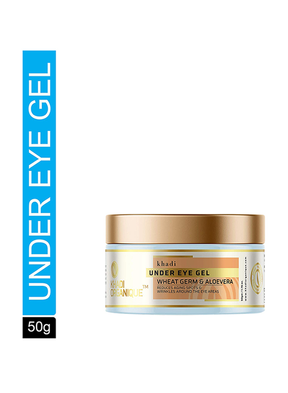 Khadi Organique Wheat Germ & Aloevera Under Eye Gel, 50gm