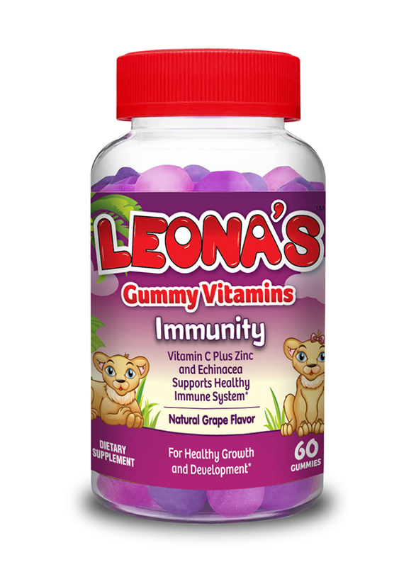 Leona's Immunity Vitamins Dietary Supplement, 250mg, 60 Gummy