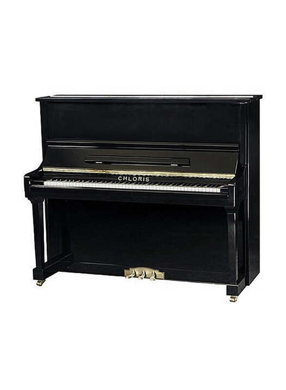 Chloris HU-118-E Upright Piano, 88 Keys, Black