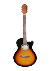 MegArya G40 Semi Acoustic Guitar, Sunburst