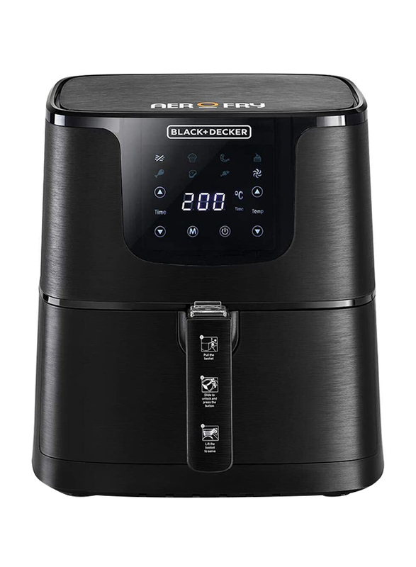 

Black+Decker 4.3L Digital Air Fryer, 1700W, AF700-B5, Black