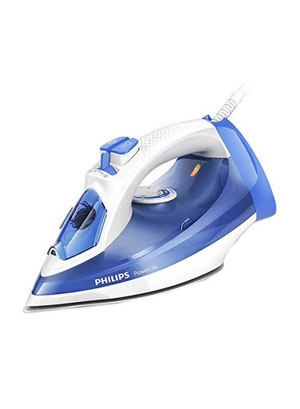 

Philips Power Life Steam Iron, 2300W, GC2990/26, White/Blue