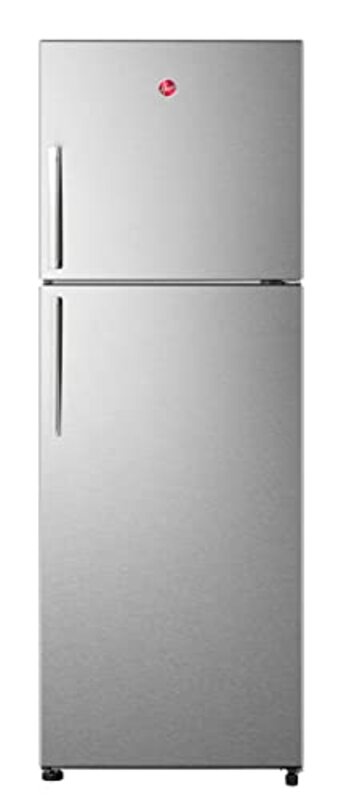 

Hoover 420L Double Door Refrigerator, HTR-H420-S, Silver