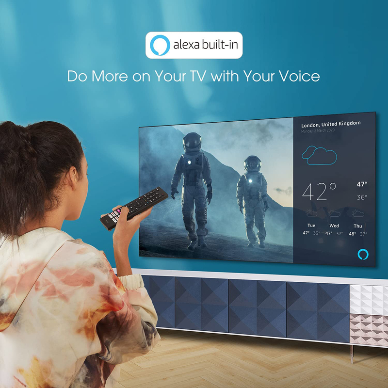 Hisense 43-Inch 4K UHD Digital Vidaa Smart TV, 43A6GTUK, Black
