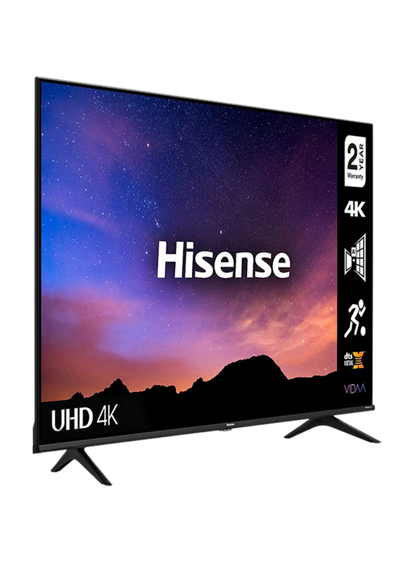 Hisense 55-Inch Smart Ultra HD 4K LED TV, 55A6BG, Black