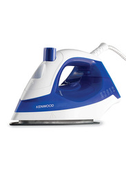 Kenwood Non-Stick Steam Iron, 1100W, STP01.000WB, White/Blue