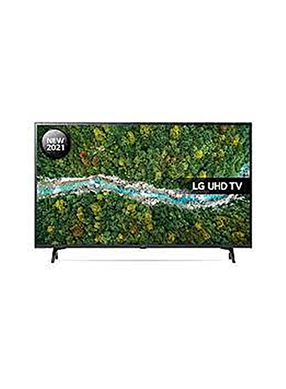 LG 43-Inch 2021 4K Series Ultra HD HDR Smart TV, 43UP7750PVB, Black