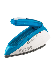 Black+Decker Travel Iron, 1085W, TI250-B5, Blue