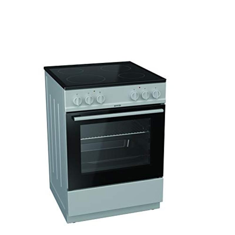 

Gorenje 60 x 60cm 4 Burner Free Standing Electric Cookers, EC6111SG, Multicolour