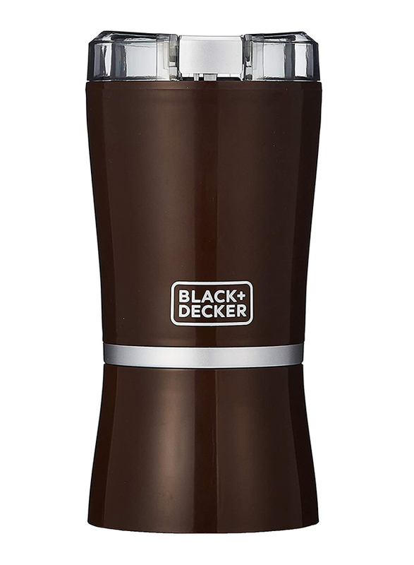 Black+Decker Coffee Grinder, 150W, CBM4-B5, Brown/Silver