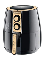 Black+Decker Aero Fry, 1500W, AF300-B5, Black/Gold