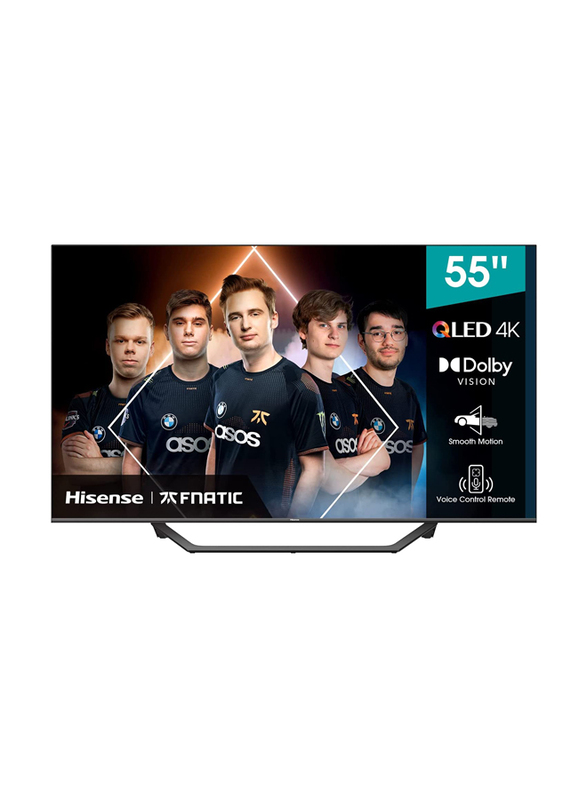 

Hisense 55-inch 2021 4K Series Ultra HD QLED Smart TV, 55A7GQE, Black