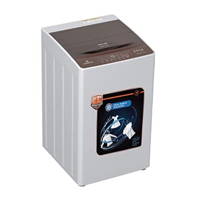 

Nikai 8 Kg Top Load Fully Automatic Washing Machine, NWM800TN9P, Grey