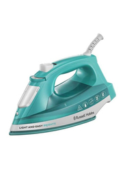 Russell Hobbs Light & Easy Brights Steam Iron, 240ml, 2400W, 24840-56, Aqua/White