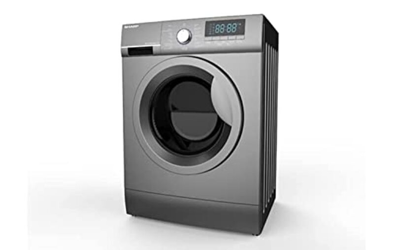 

Sharp 7 Kg Front Loading Fully Automatic Washing Machine, ES-FE712DLZ-S, Premium Metallic Grey