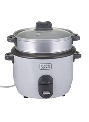 Black+Decker 1.8L Rice Cooker, RC1860-B5, White