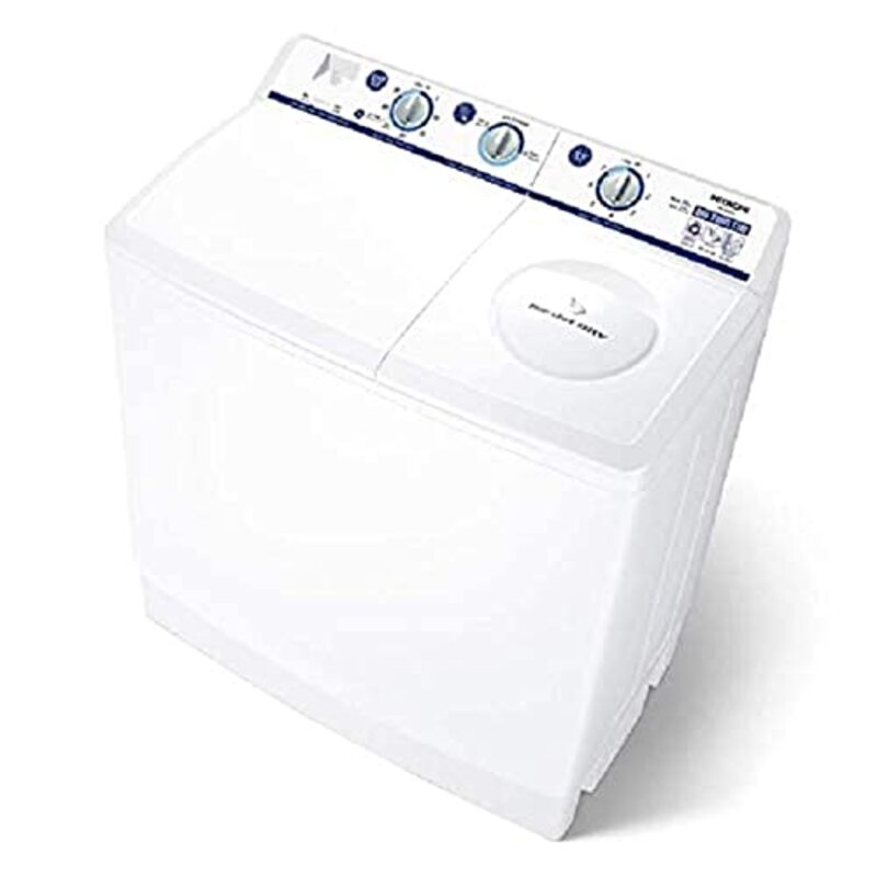 

Hitachi 14 Kg Top Load Semi Automatic Washing Machine, PS1405SJ3CGXWH, White
