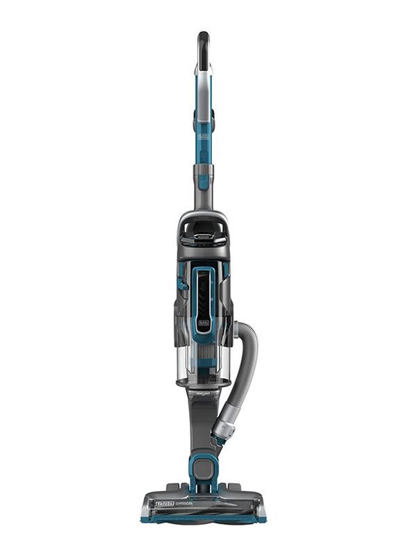 Black+Decker 2.5Ah Li-Ion 2-in-1 Cordless MultiPower Pro Stick Handheld Vacuum Cleaner, CUA525BH-GB, Blue/Titanium