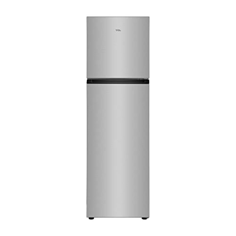 

TCL 370L Top Mounted Double Door Refrigerator, P370TMN, Inox Silver