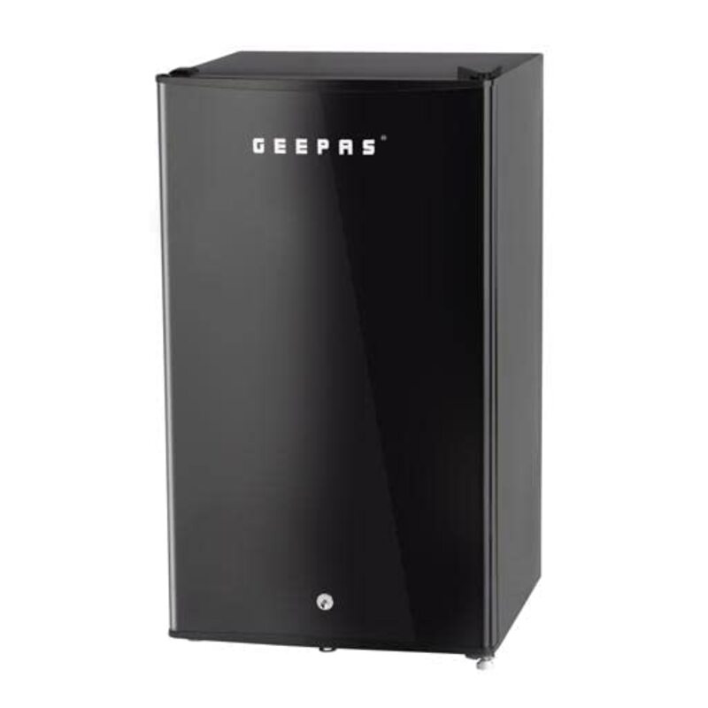 

Geepas 120L Single Door Mini Refrigerator, GRF1212BXE, Black