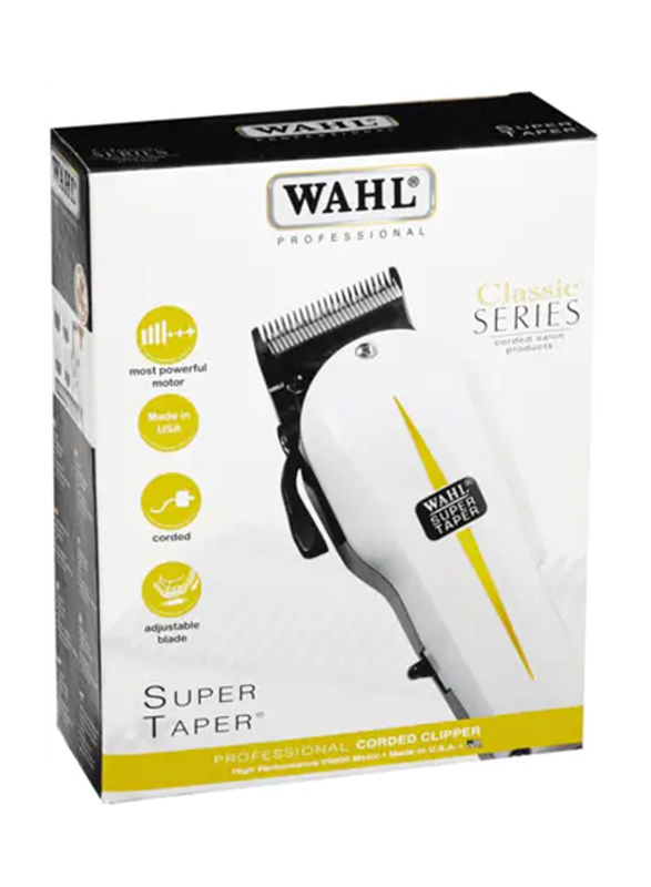 

Wahl 120V Prof Super Taper Clipper, White