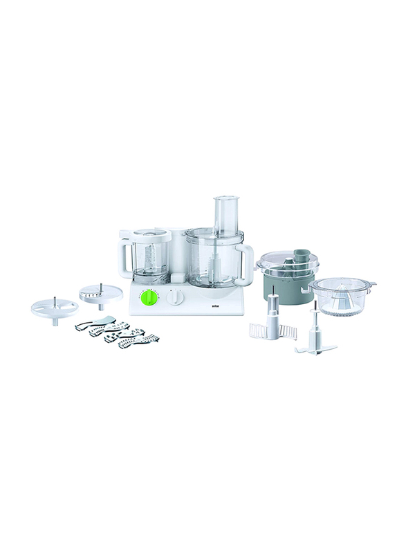 

Braun 2L Tribute Collection Food Processor, 600W, FX 3030, White/Green