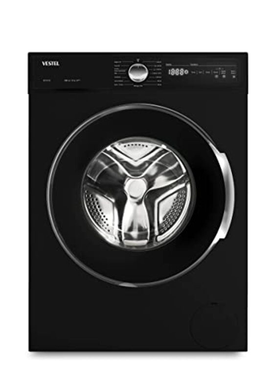 

Vestel 8 Kg Front Load Steam Function Washing Machine, Black