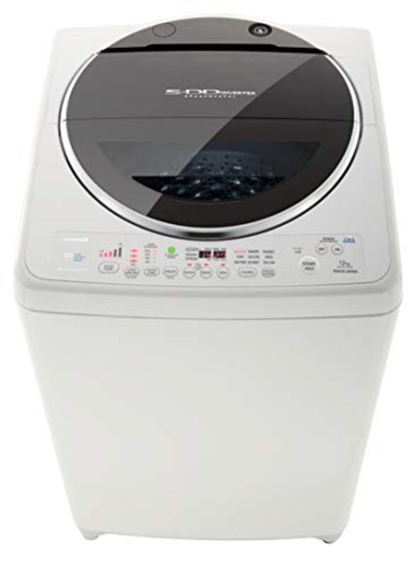 

Toshiba 12 Kg Top Load Washing Machine, AW-DC1300WBA(W), White