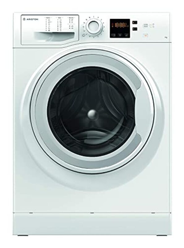 

Ariston 7 Kg Front Load Washing Machine, NS 703U W GCC, White