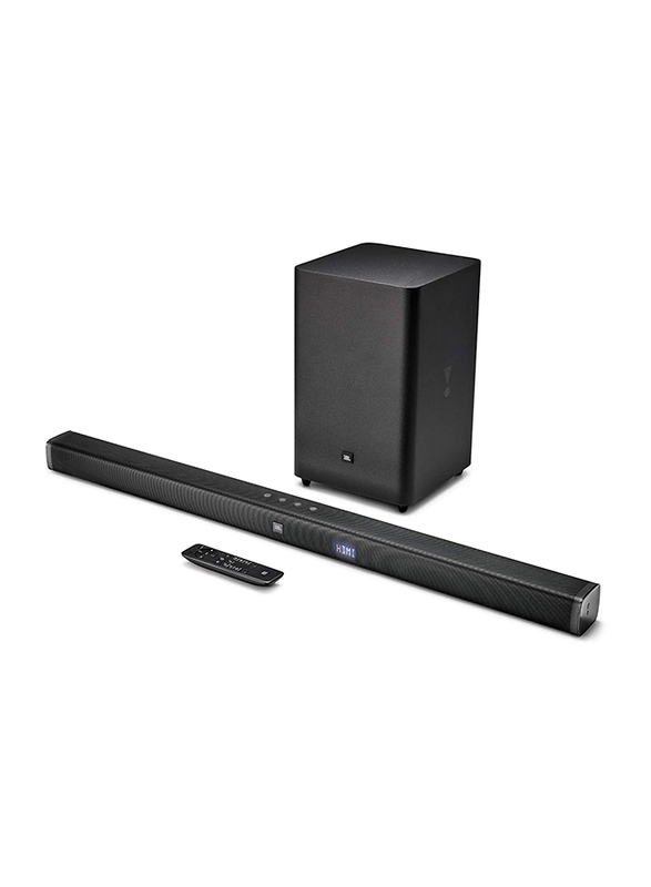 JBL Bar 2.1 Channel Wireless Bluetooth Sound Bar with Wireless Subwoofer, 300W, Black
