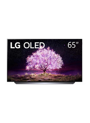 LG 65-Inch 2021 4K C1 Series OLED Smart TV, OLED65C1PVB, Black