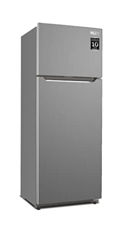 

Milton 550L Top Mount Double Door Refrigerator, MRF550, Silver