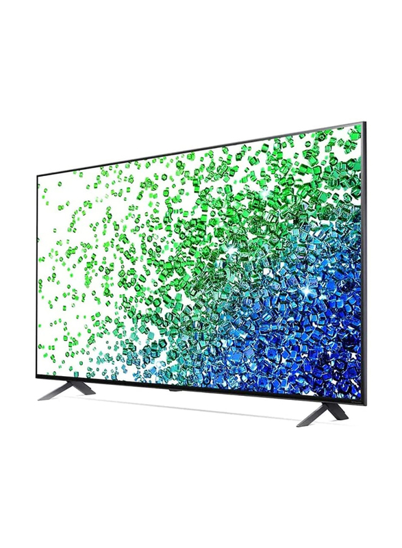 LG 55-Inch 2021 NanoCell 4K Series HDR TV, 55NANO80VPA, Black