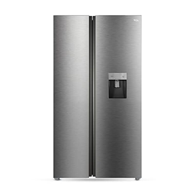 

TCL 790L Side By Side Refrigerator, P790SBSNWD, Inox Silver