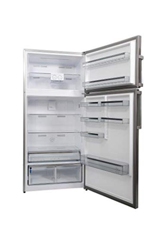 

Vestel 850L Double Door Refrigerator, Silver