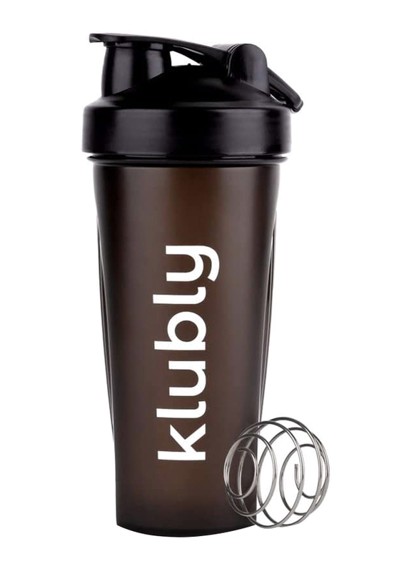 

Klubly 750ml Protein Shaker, Black